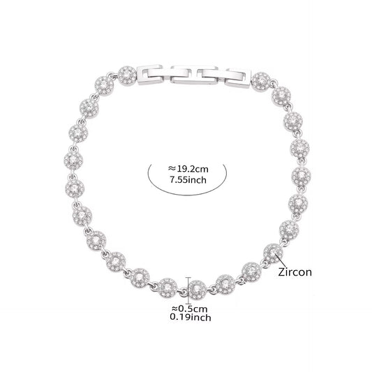 CROWN SILVER Bracelet - Waterproof - سوار كراون فضي