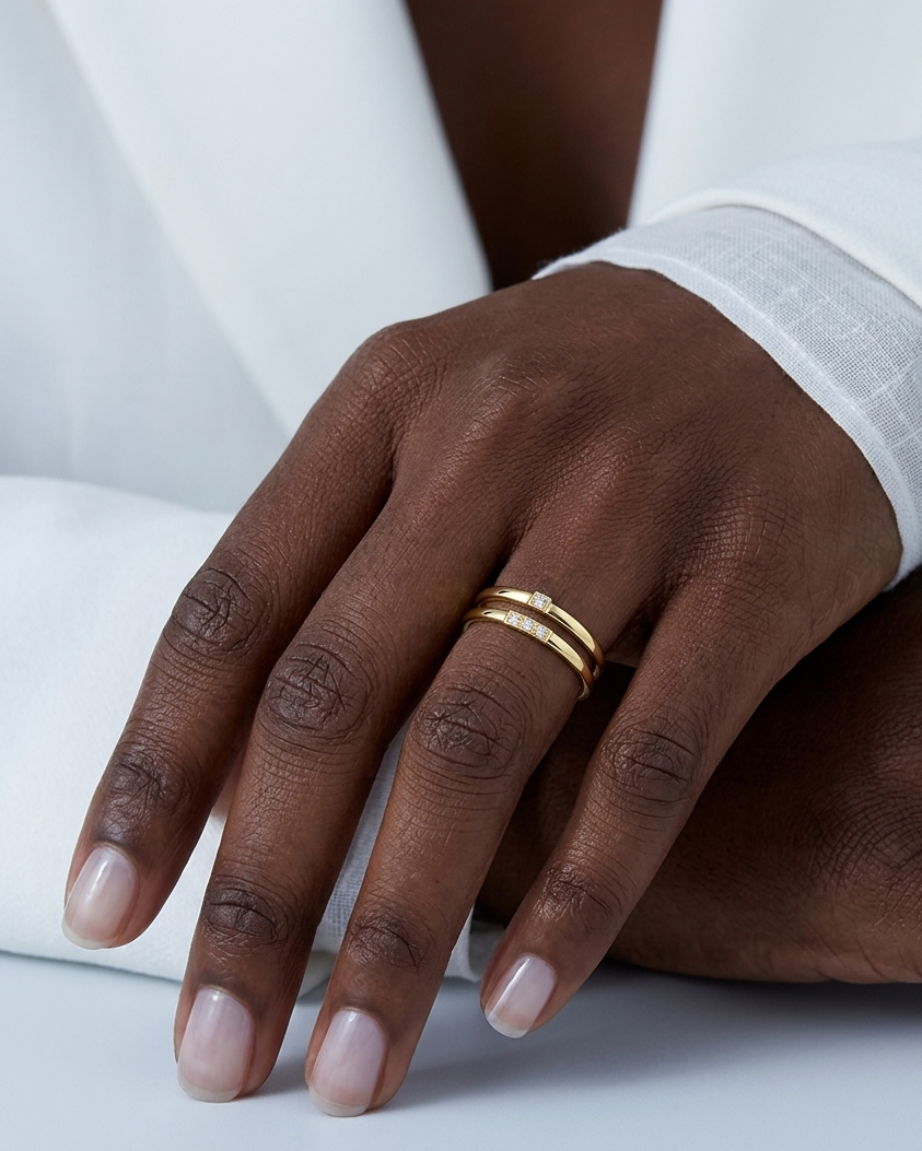 SOPHIA 2 Rings - Waterproof - خاتم صوفيا المزدوج