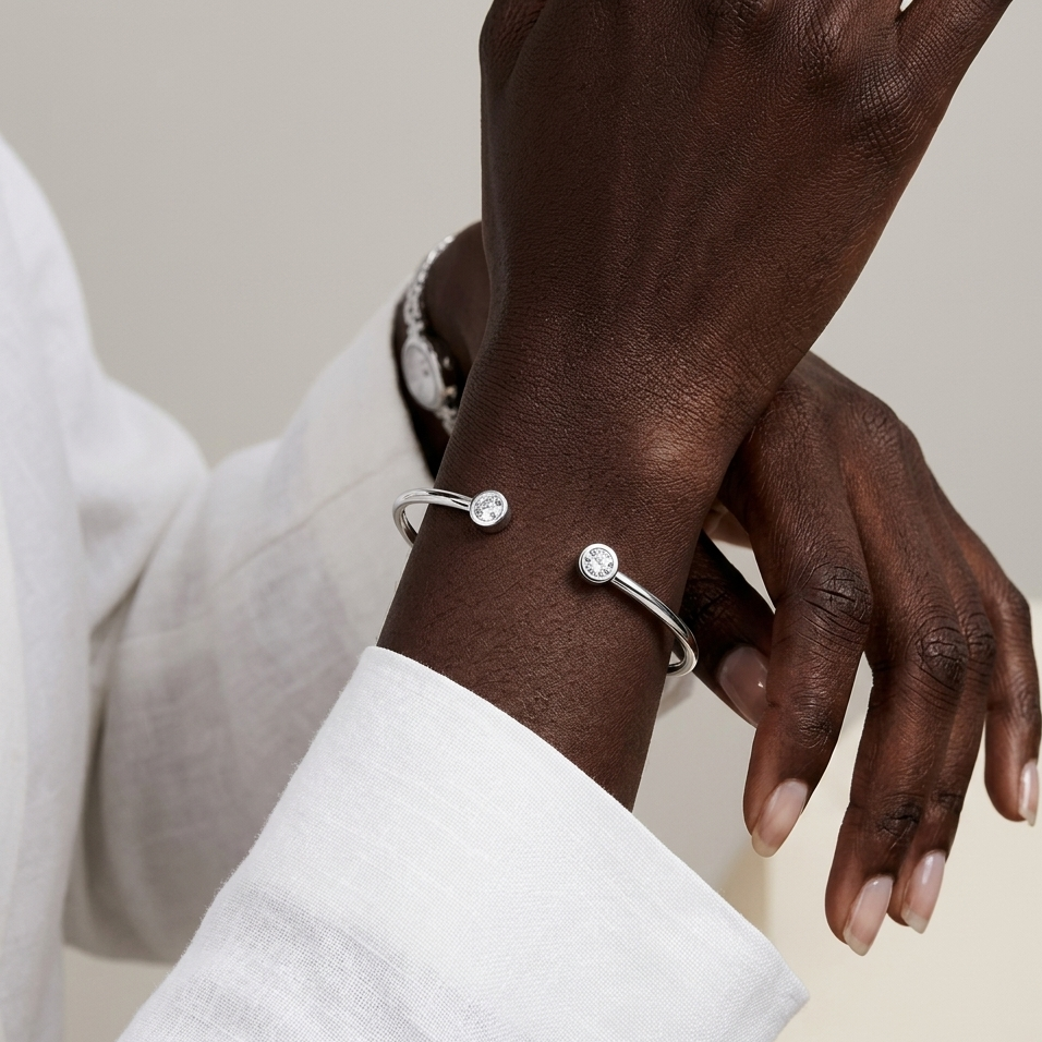 MILAN Bangle - Waterproof - سوارة ميلان الفضي
