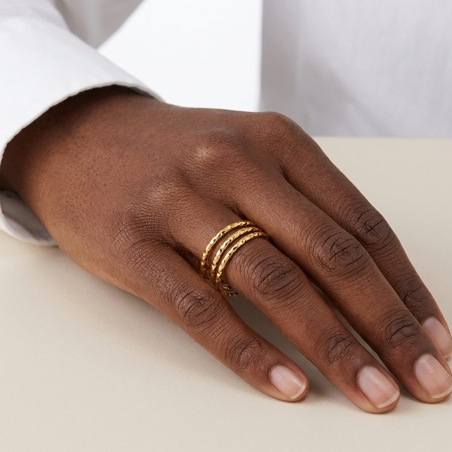 FAYE Slim Tri Ring- Waterproof - خاتم في الثلاثي رفيع