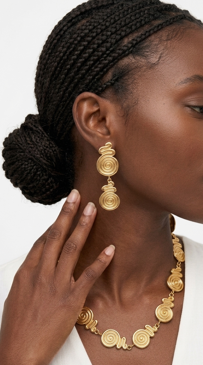 NALA Earrings - Waterproof - حلق نالا طويل