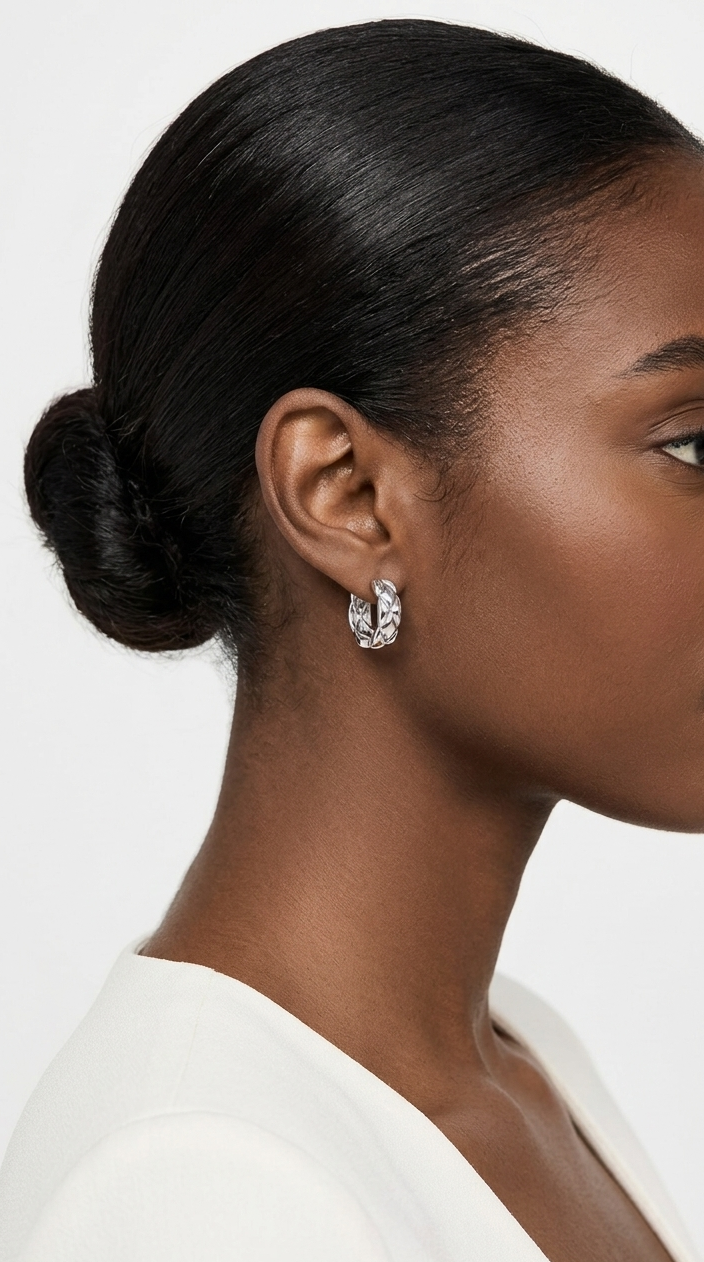 TALIA Earrings - Waterproof - حلق تاليا فضي