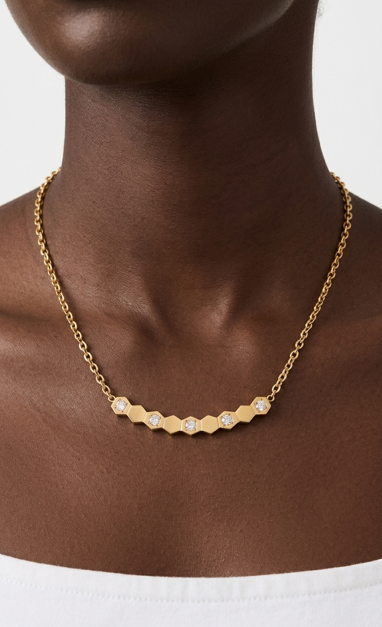 THE BEE Necklace  - Waterproof - سلسلة ذا بي