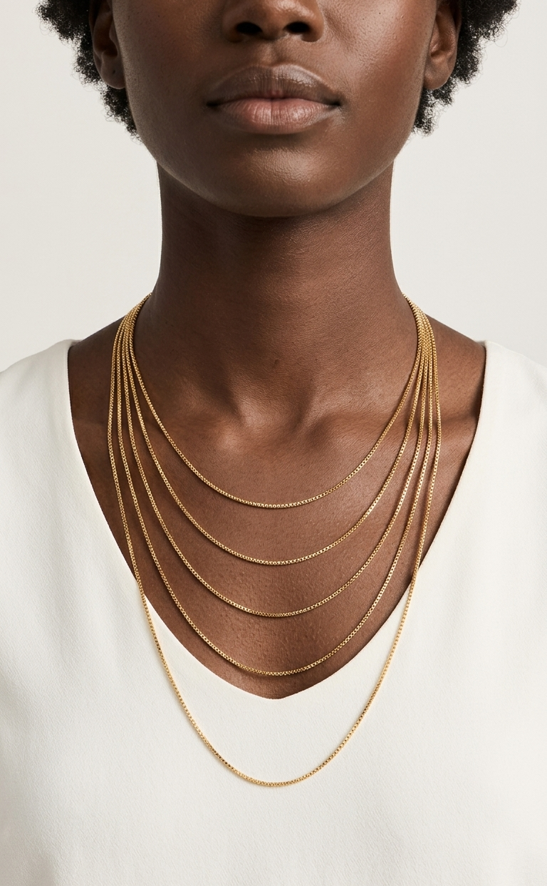 REIGN Necklace - Waterproof - سلسلة رين متعددة الطبقات