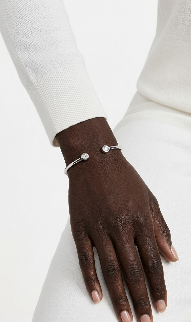 MILAN Bangle - Waterproof - سوارة ميلان الفضي
