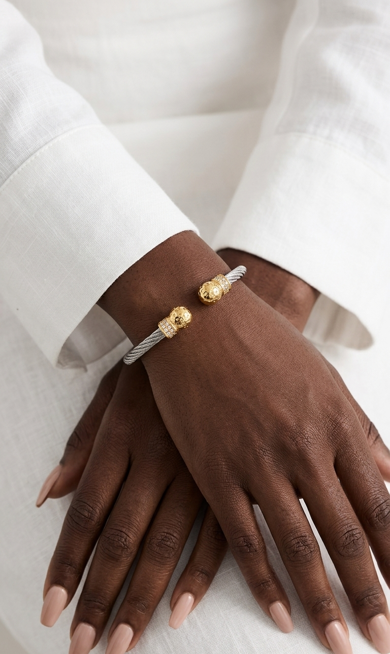 IVANKA UPPER CUFF Bangle - Waterproof- سوارة ايڤانكا