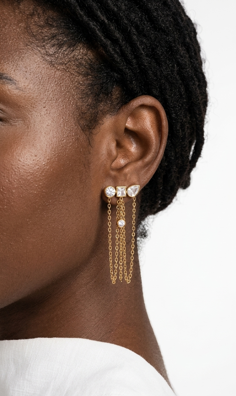 BIANCA Earrings  - Waterproof- حلق بيانكا