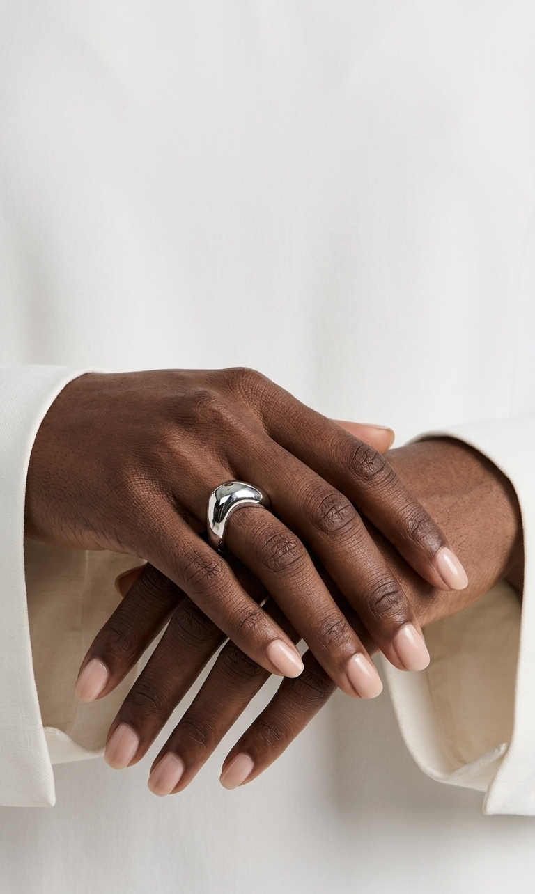 DUNE Ring- Waterproof - خاتم دون الفضي