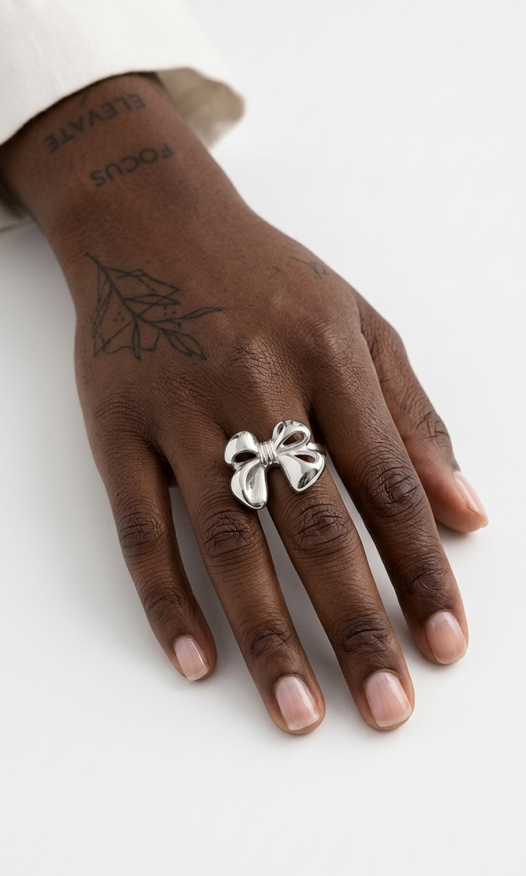 ROSETTE Ring - Waterproof (limited edition) - خاتم روزيت فضي