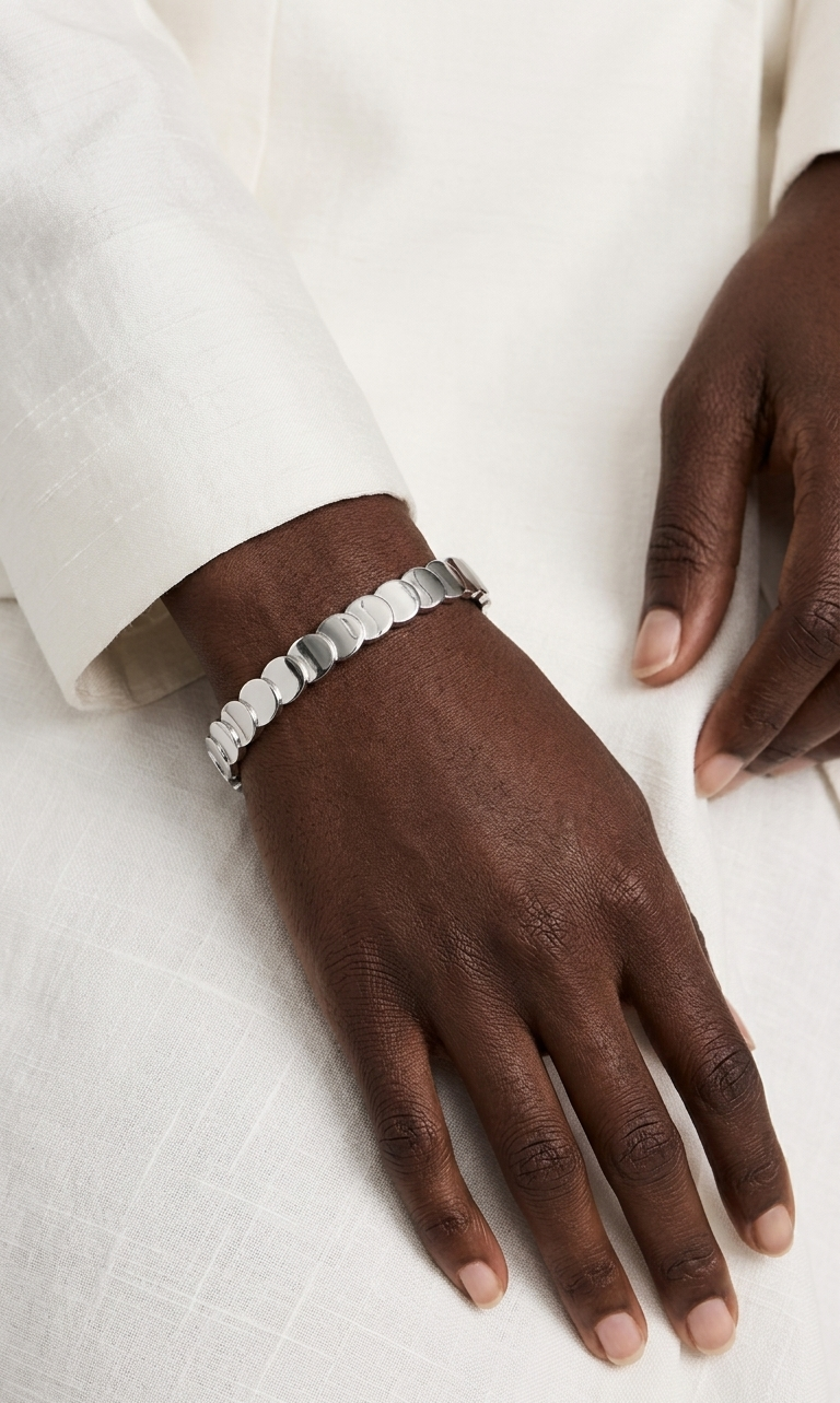 SOLARA Bangle - Waterproof- سوارة سولارا فضي