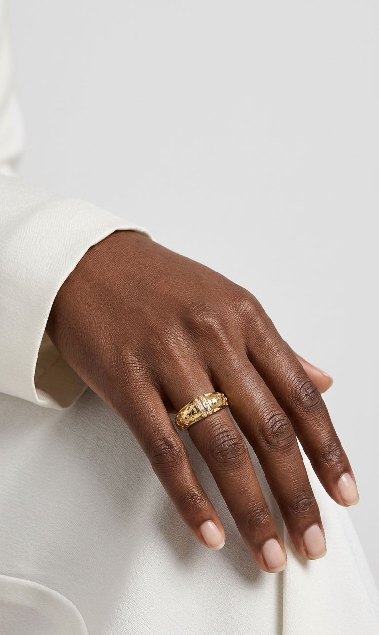 CELINE Gold Stars  Ring