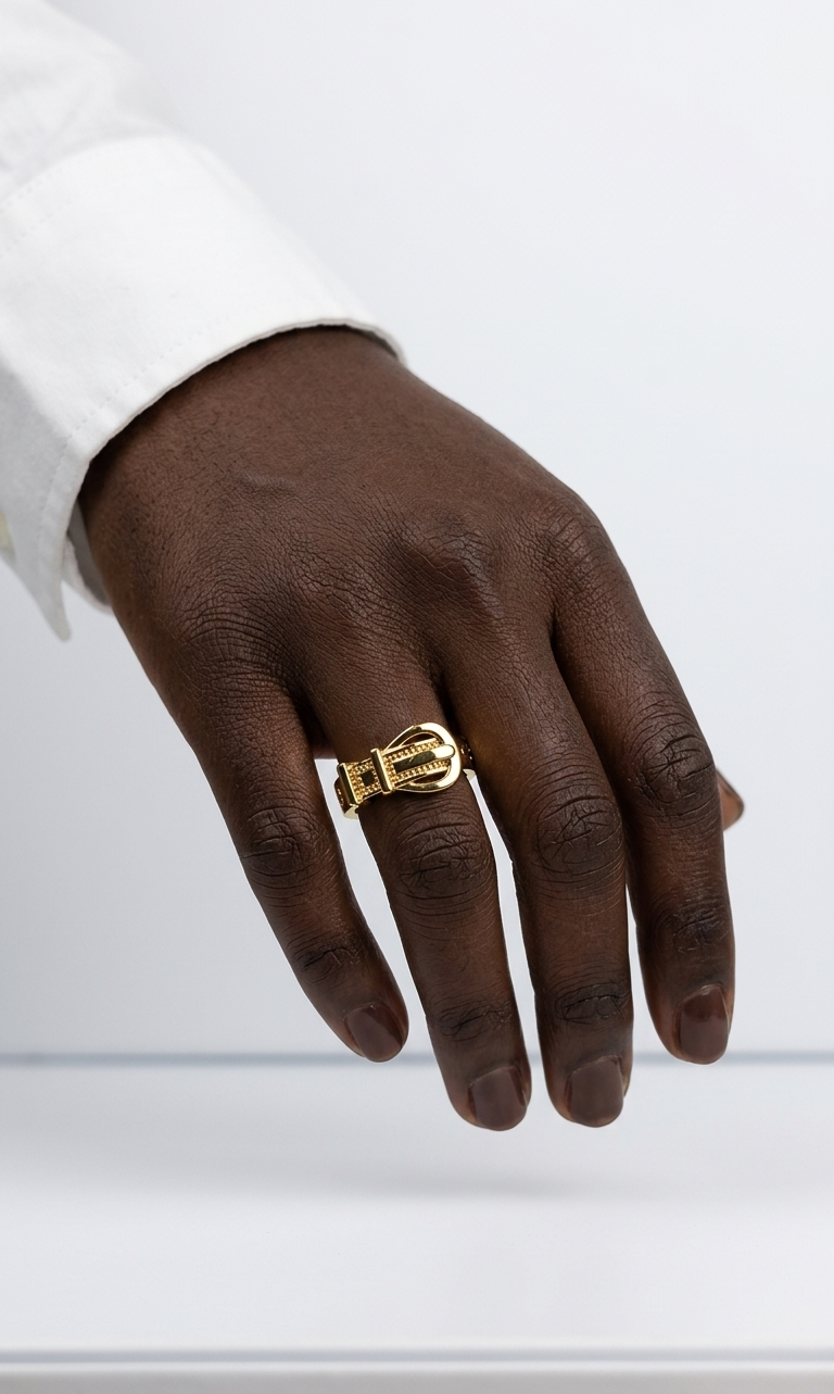 VERONA LOCK  Ring- Gold Color
