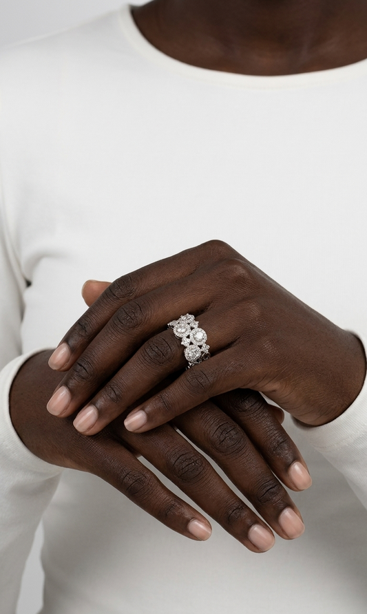 Antoinette Ring - Silver Color