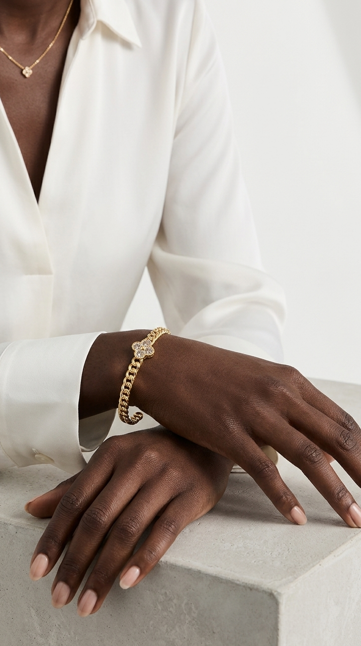 DAISY Chain Cuff Bangle