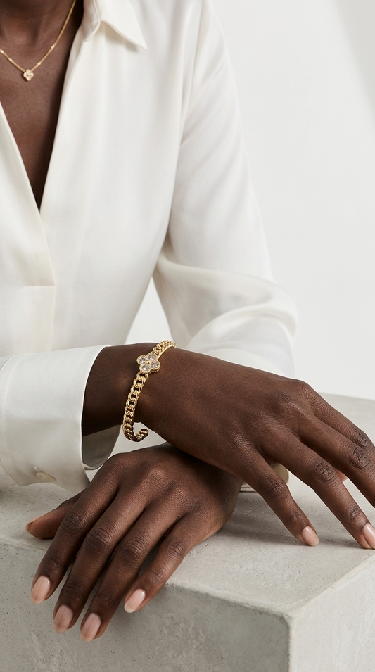 DAISY Chain Cuff Bangle