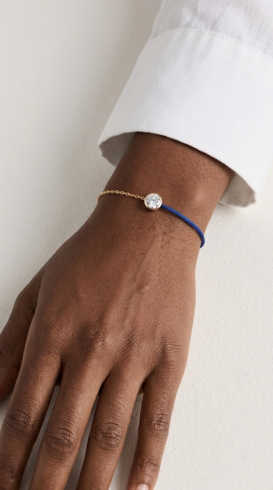 MINIMALIST SILK & CHAIN Bracelet