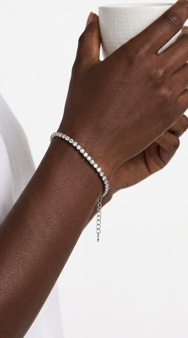 PRINCESS Bracelet- Waterproof - سوارة برنسس تنس فضي