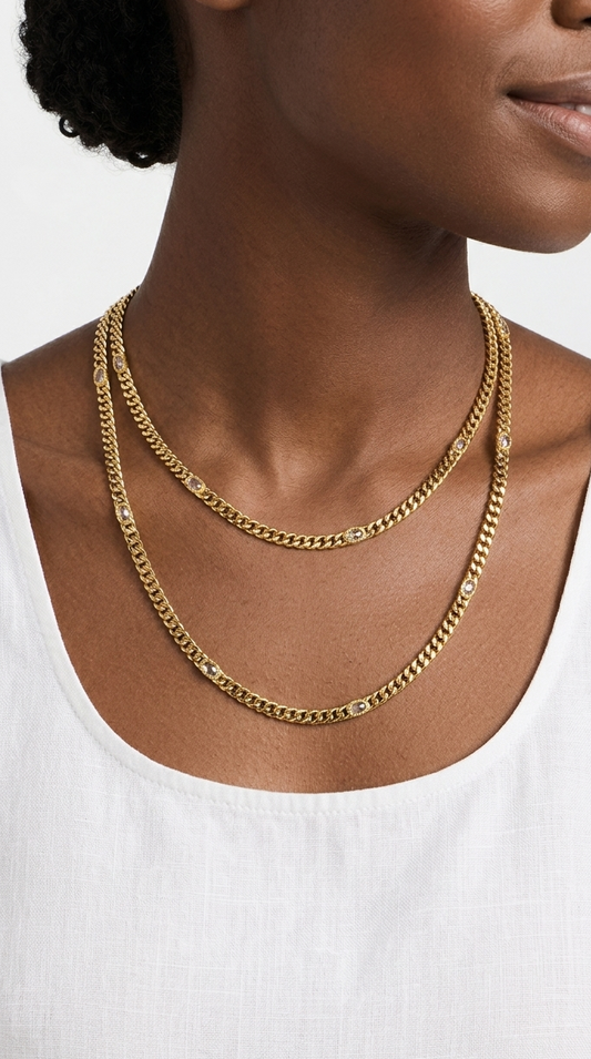 OPHELIA Necklace - Clear Stone