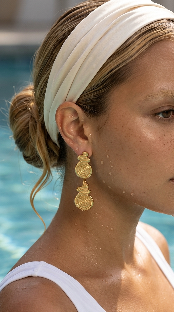 NALA Earrings - Waterproof - حلق نالا طويل