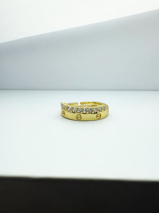 VERONA Double Ring - Gold Color