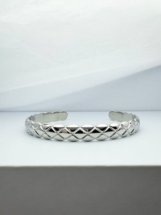 SAVANNAH Bangle - Silver Color