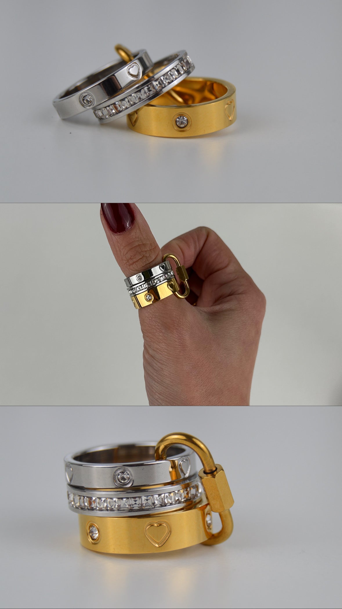 THE VAULT MIX Rings - Waterproof - خاتم مجموعة ذا فولت