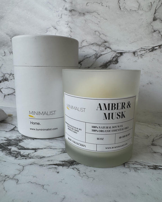 Amber & Musk Candle