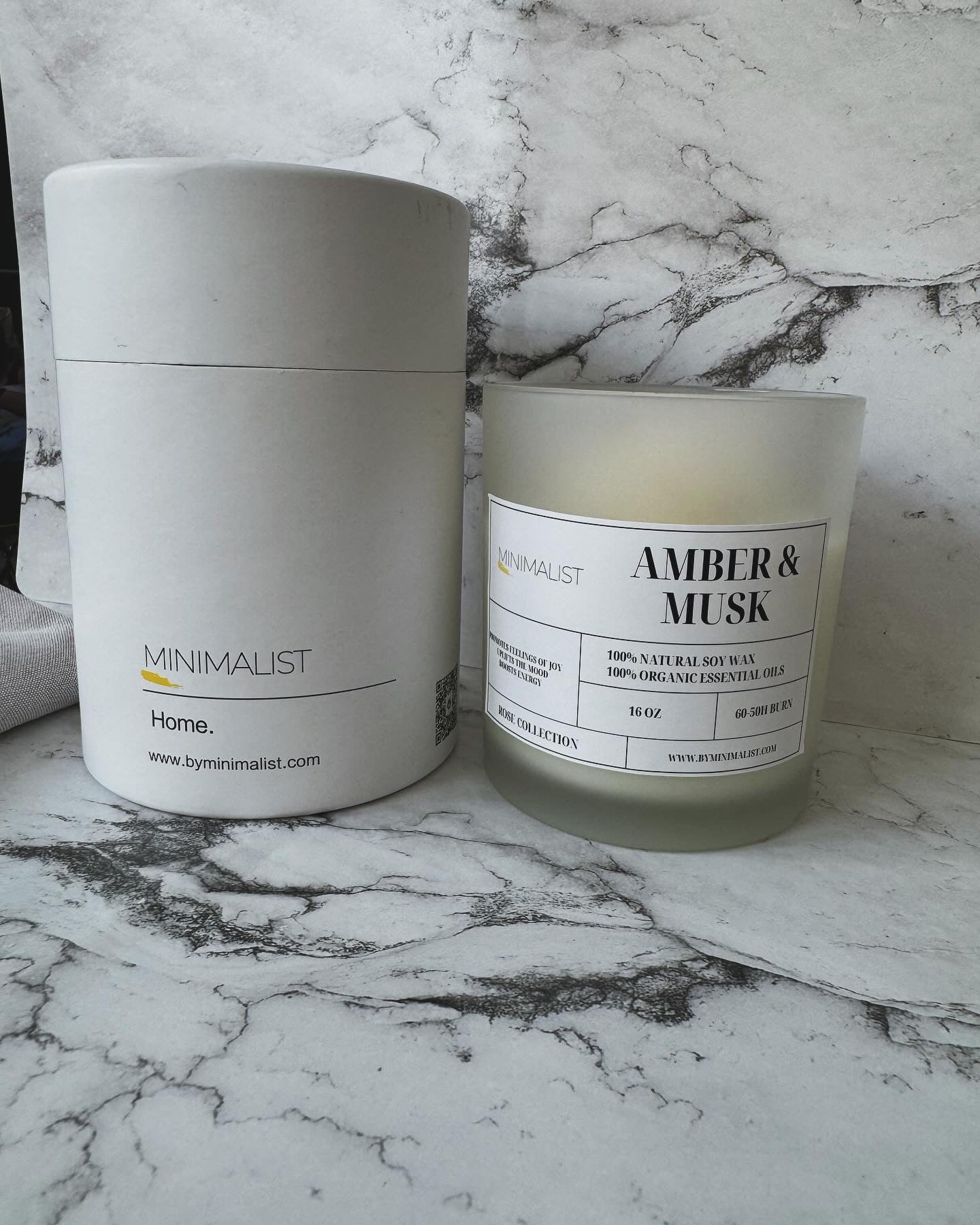 Amber & Musk Candle