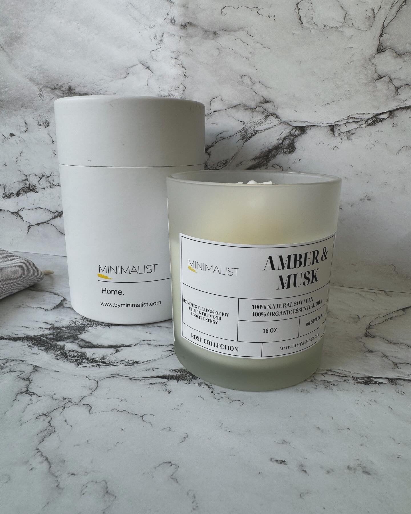 Amber & Musk Candle