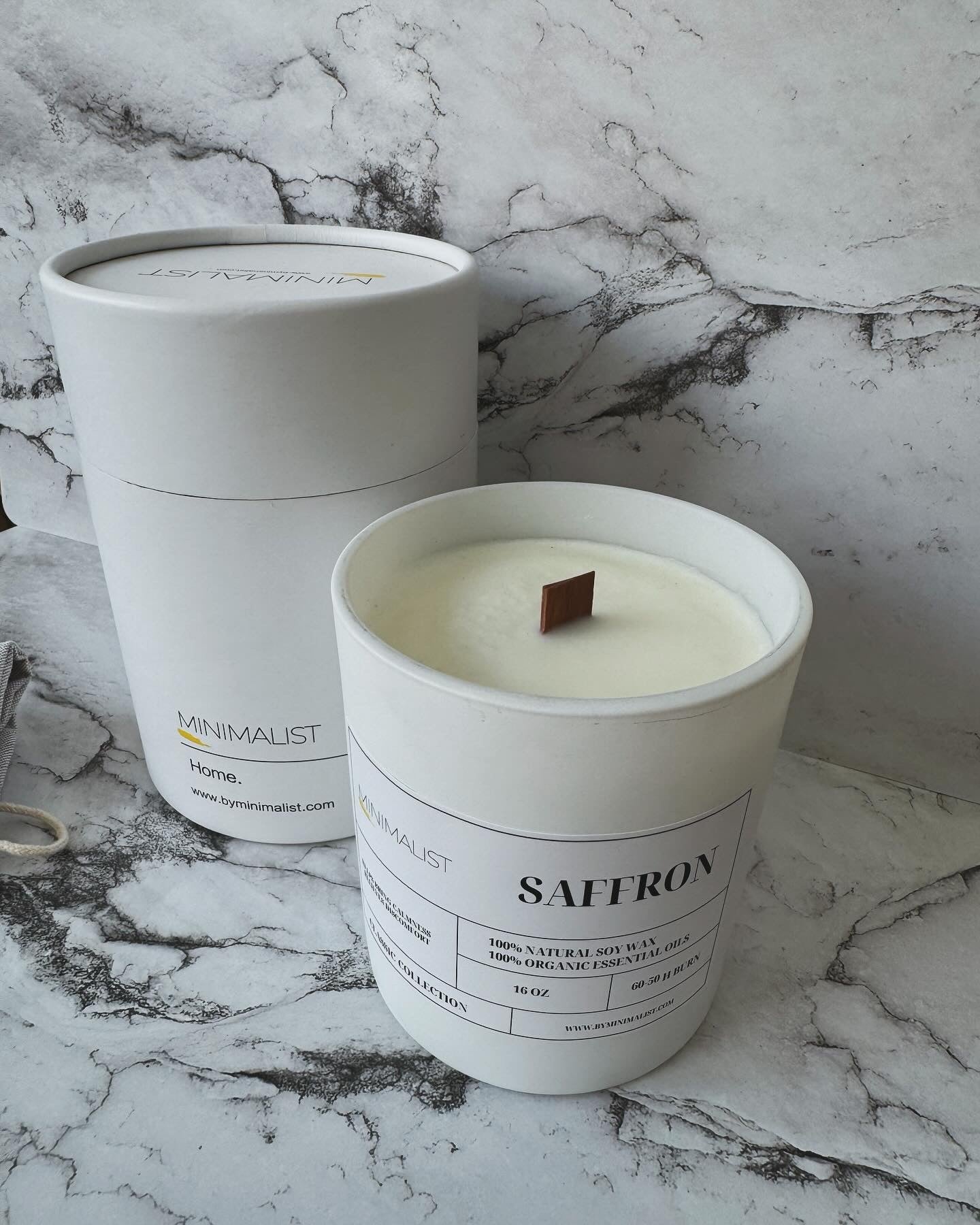 Saffron Candle