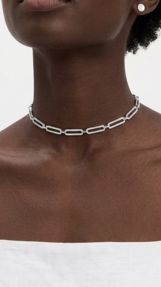 IRENE Silver Choker