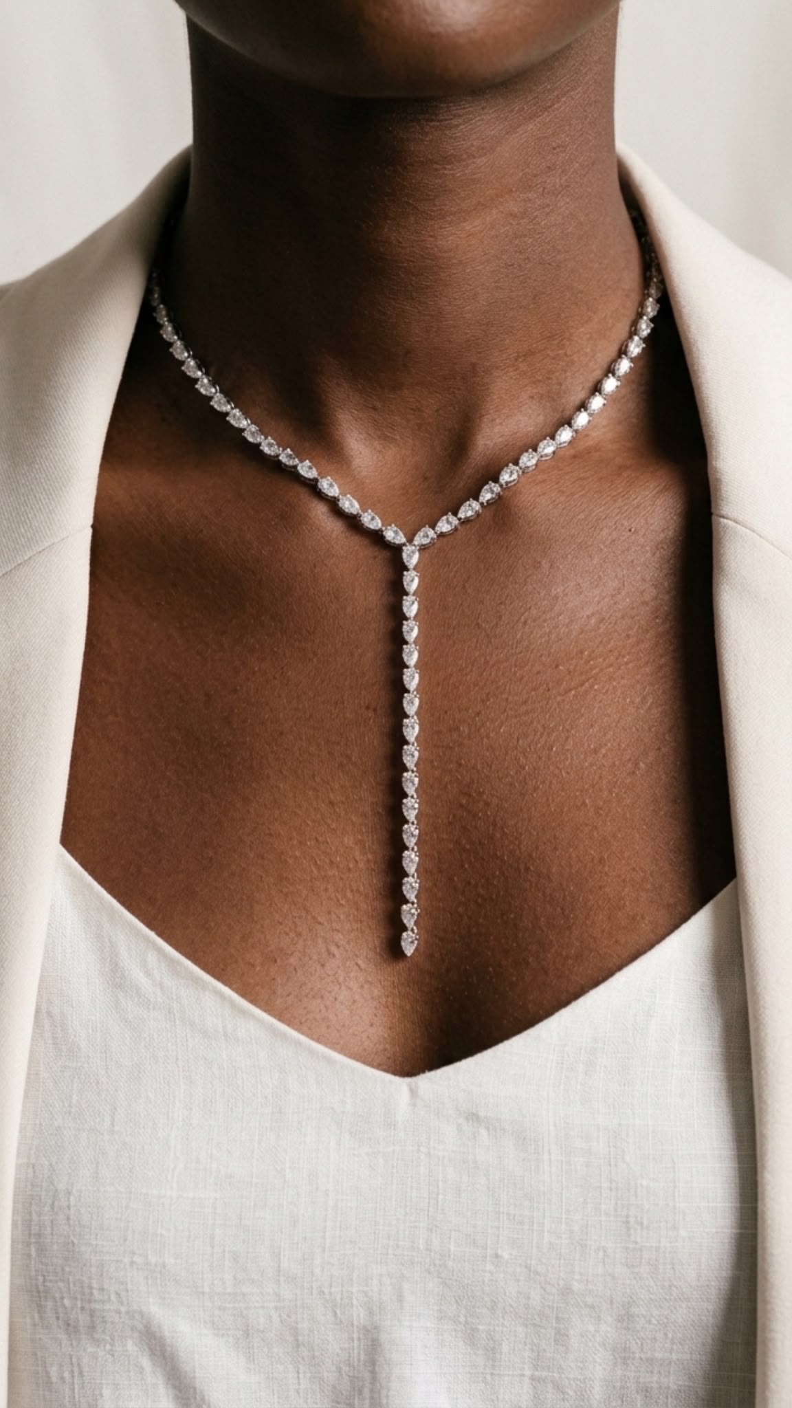 AVA Tennis Long Necklace