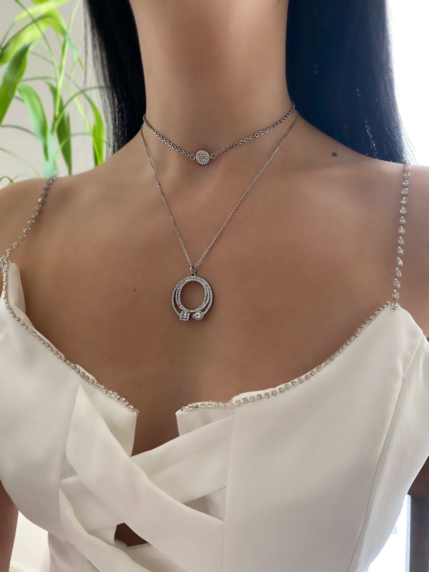 HALO Choker -Silver