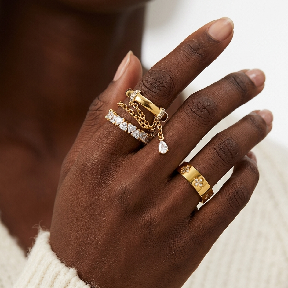 VIOLITTA THIN Ring - Waterproof - خاتم ڤيوليتا