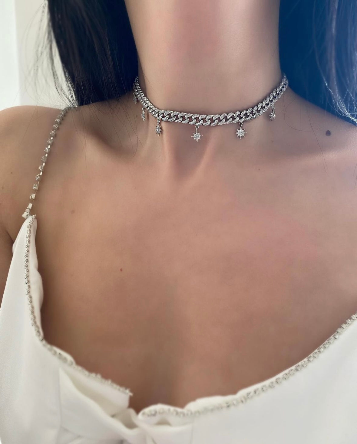 LAURENE Diamond Choker