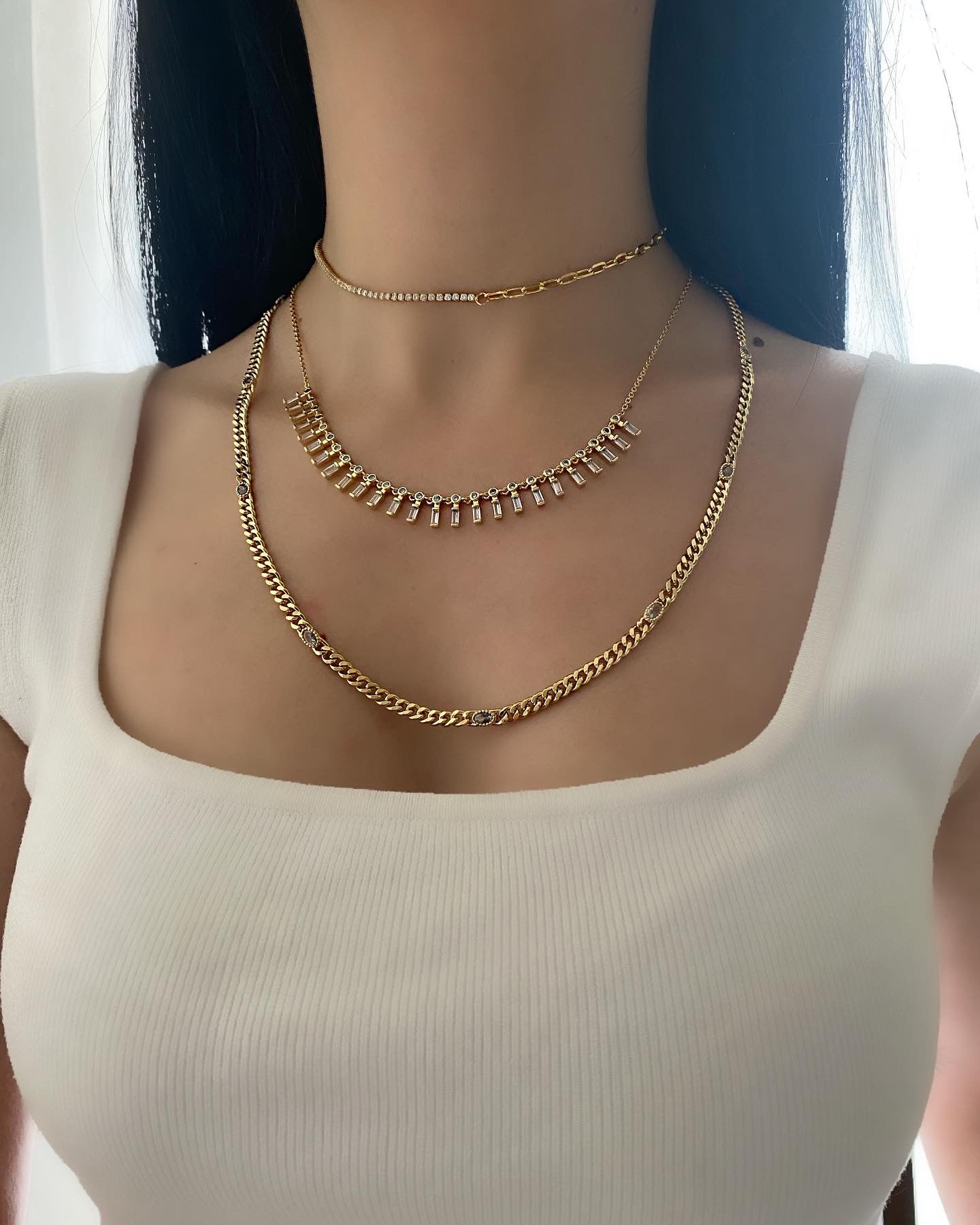 CLEO Clear Necklace