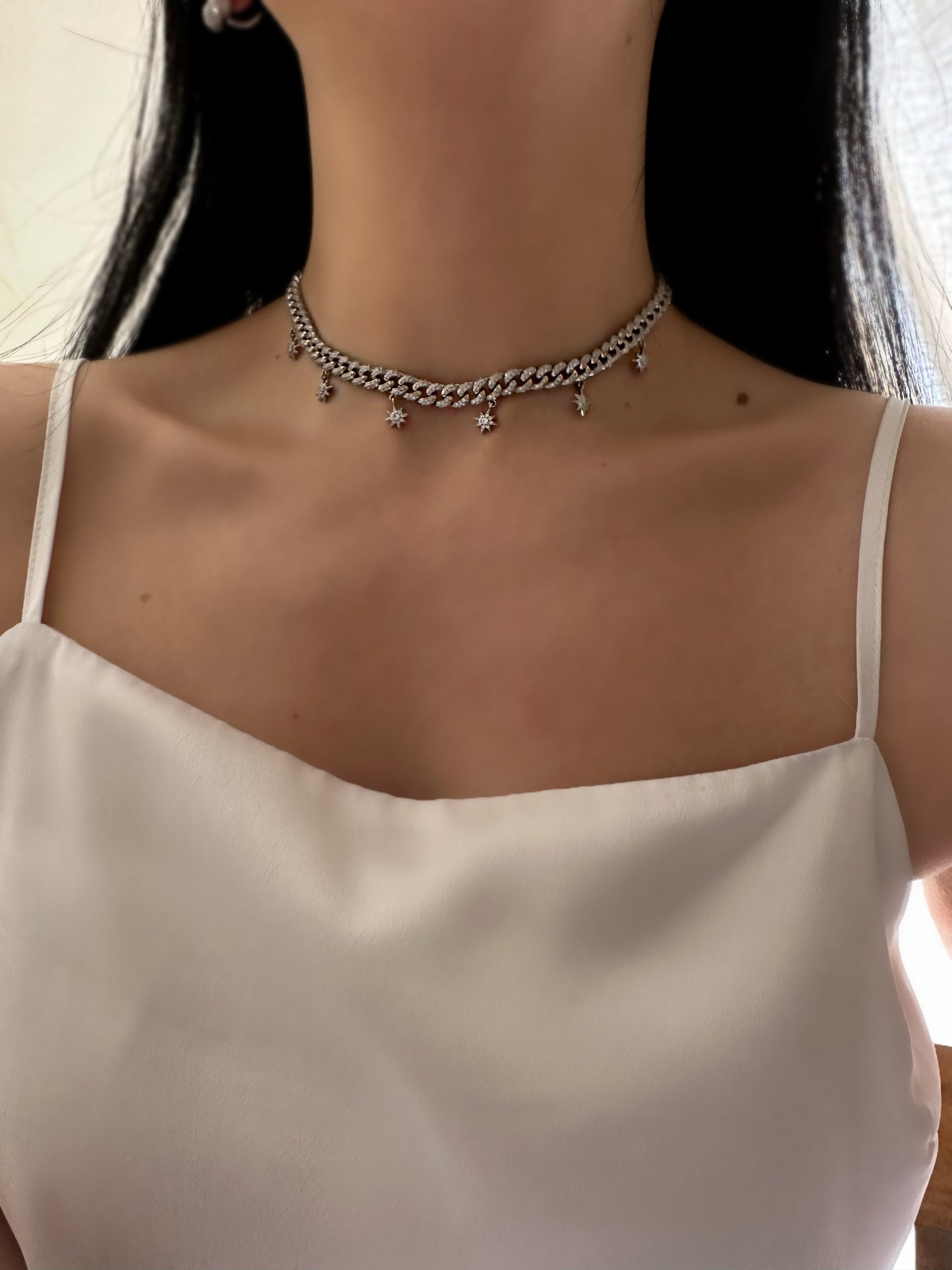 LAURENE Diamond Choker