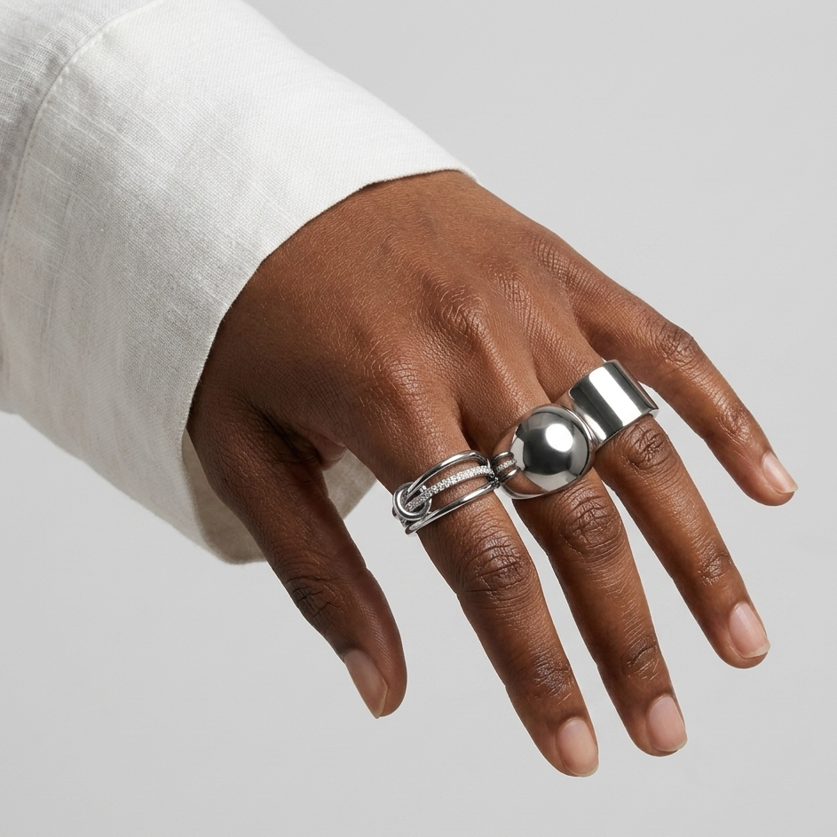 JOVANNA Trio Ring - Waterproof - خاتم جوڤانا الثلاثي