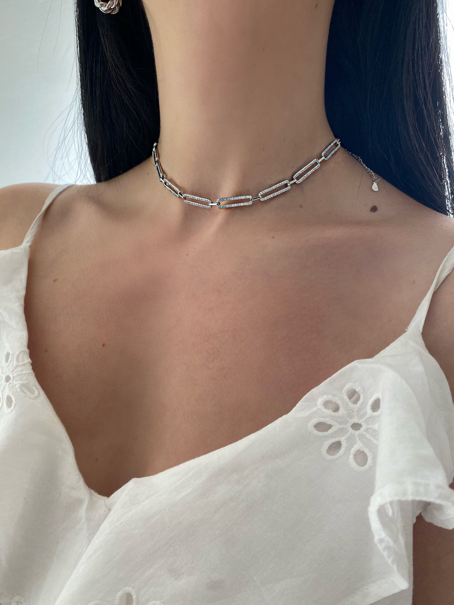 IRENE Silver Choker