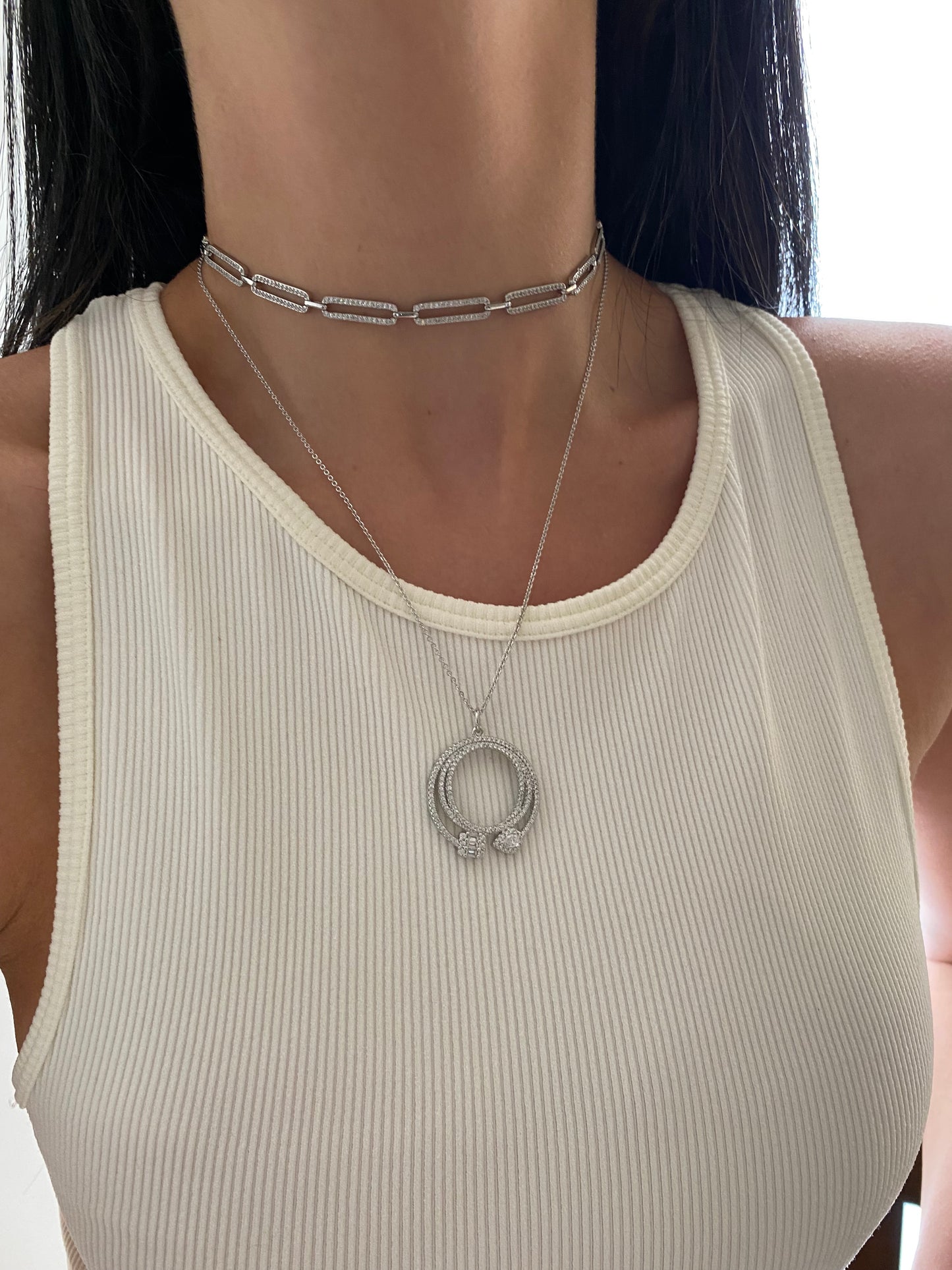 IRENE Silver Choker