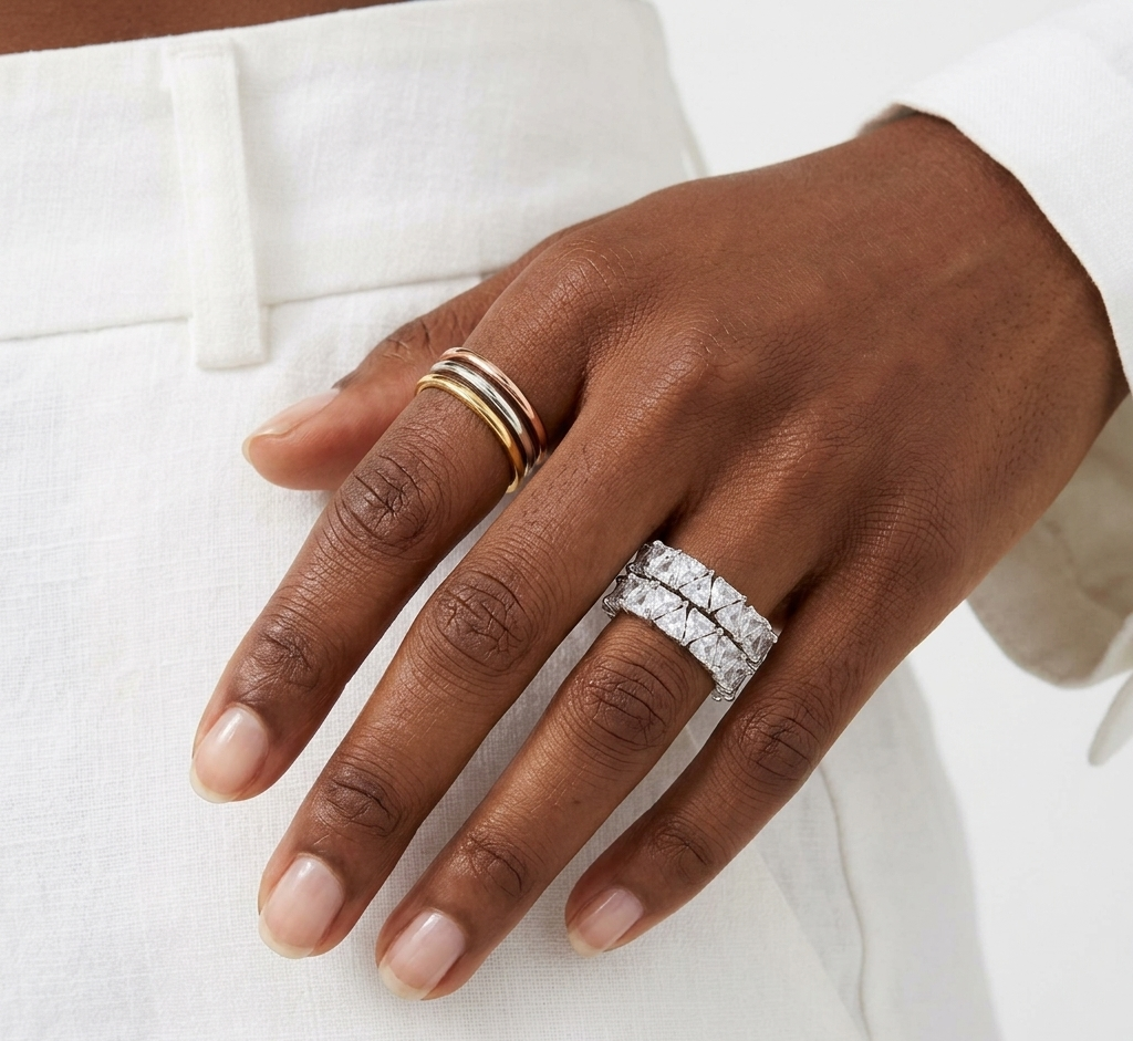 ELYSIA Ring  - Waterproof - خاتم ايليزيا فضي