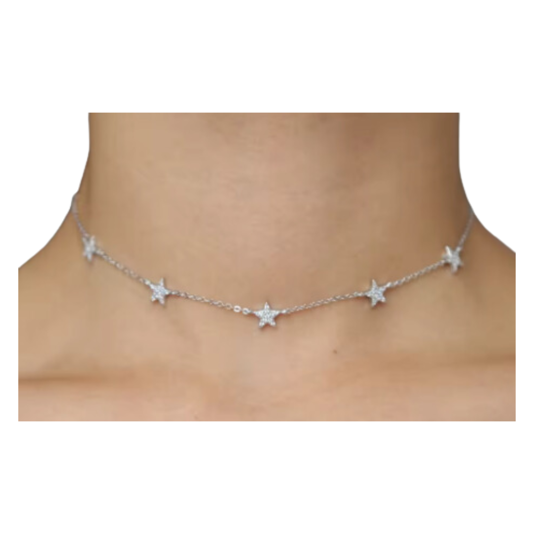 GLORIA Choker - Silver