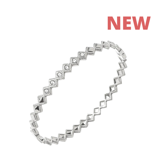 PRISM Silver Bangle - Waterproof - سوارة برزم الفضي