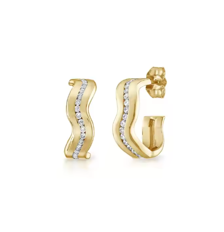 AMWAJ Earrings Gold