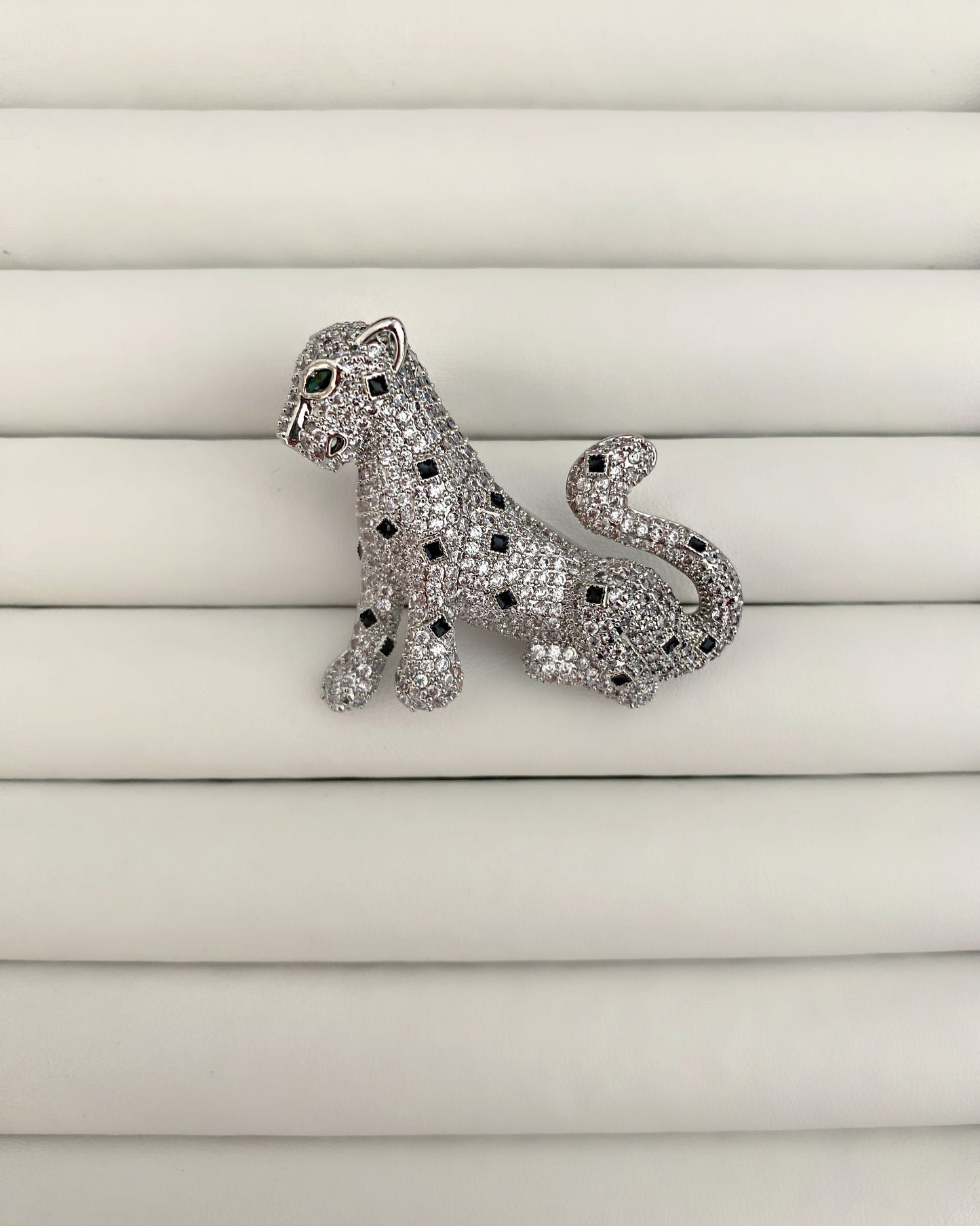 RESTING PANTHER Brooch