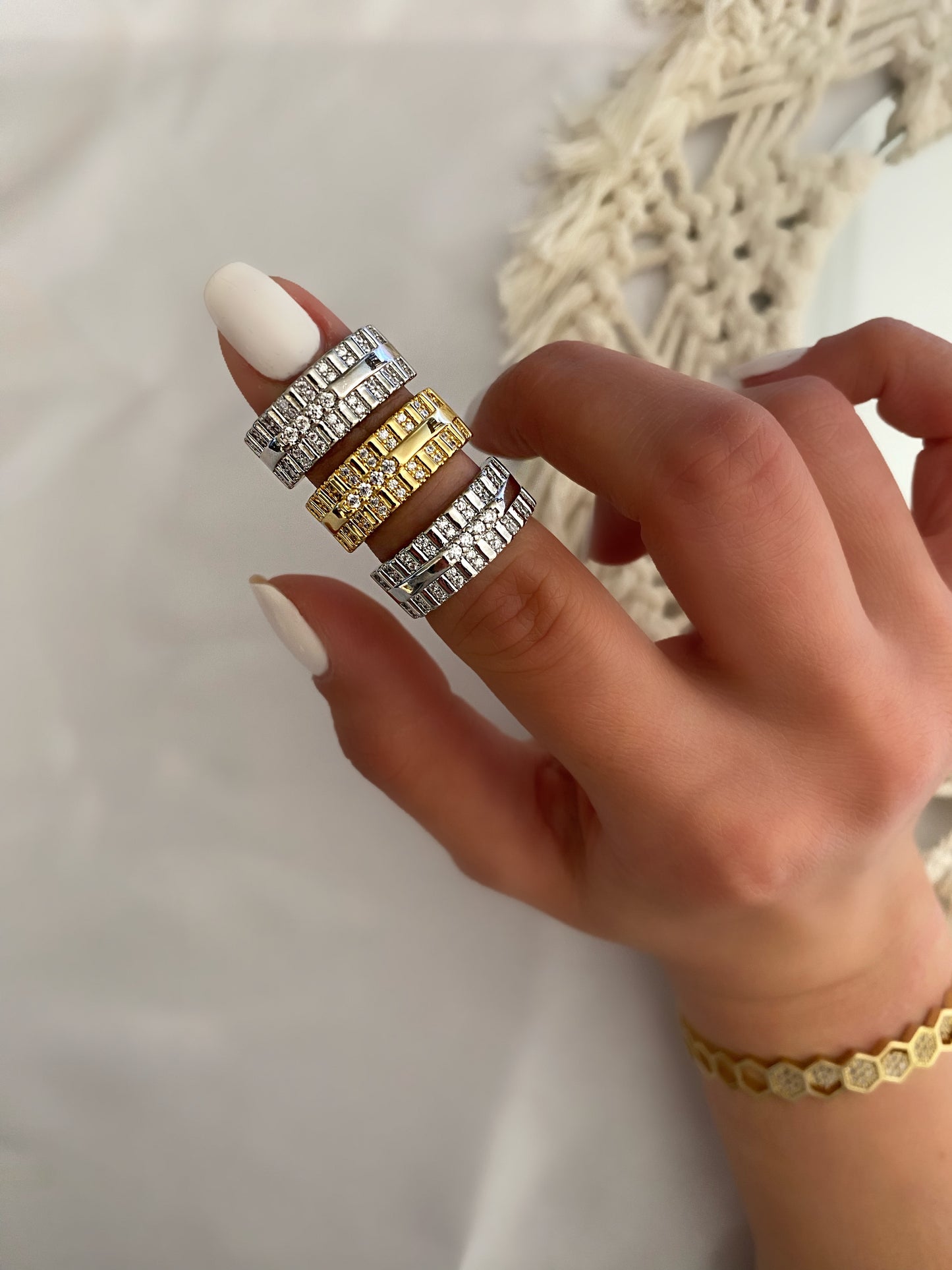 NYLA Ring- Gold Color