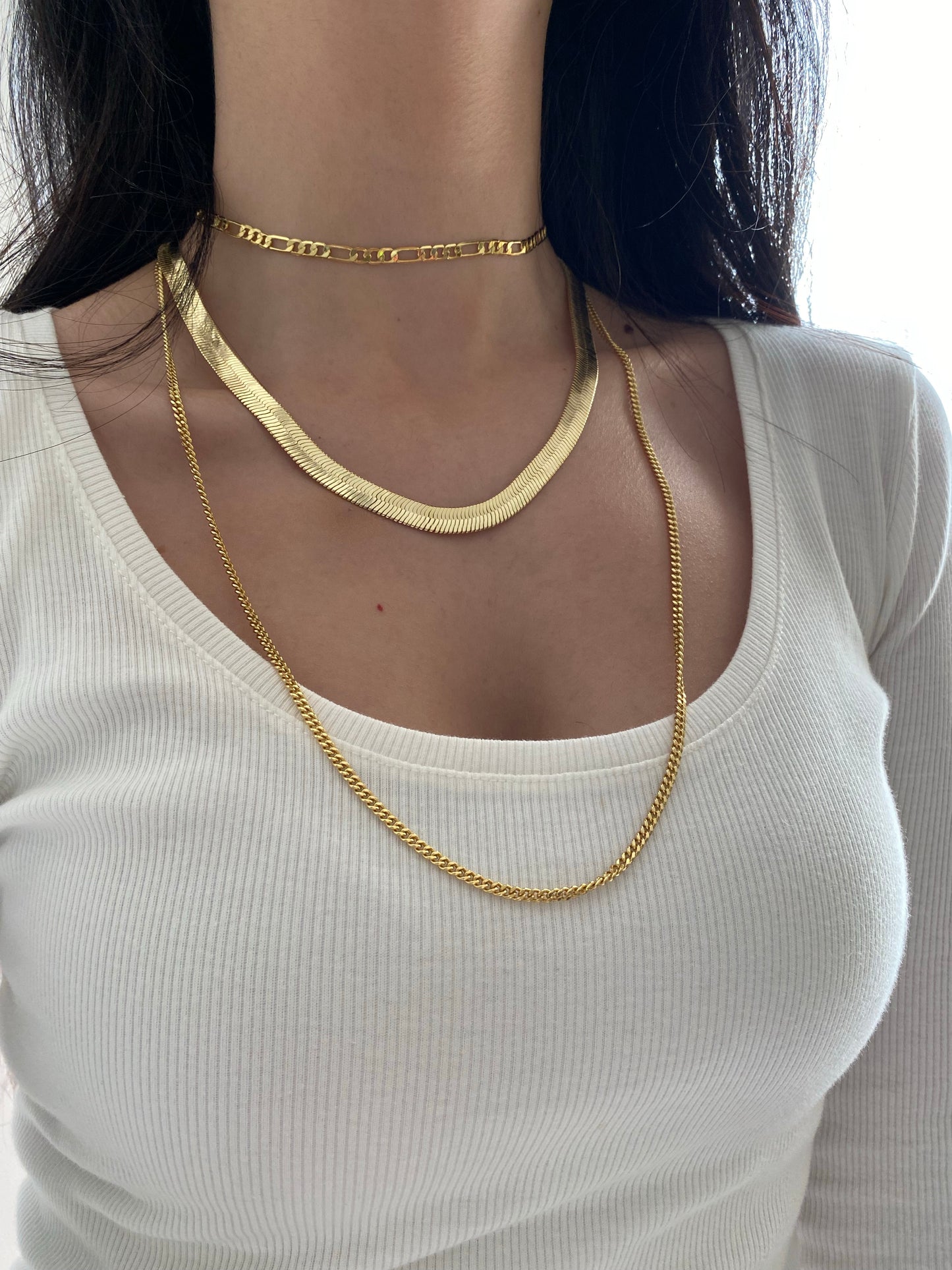 DAPHNE Herringbone Necklace