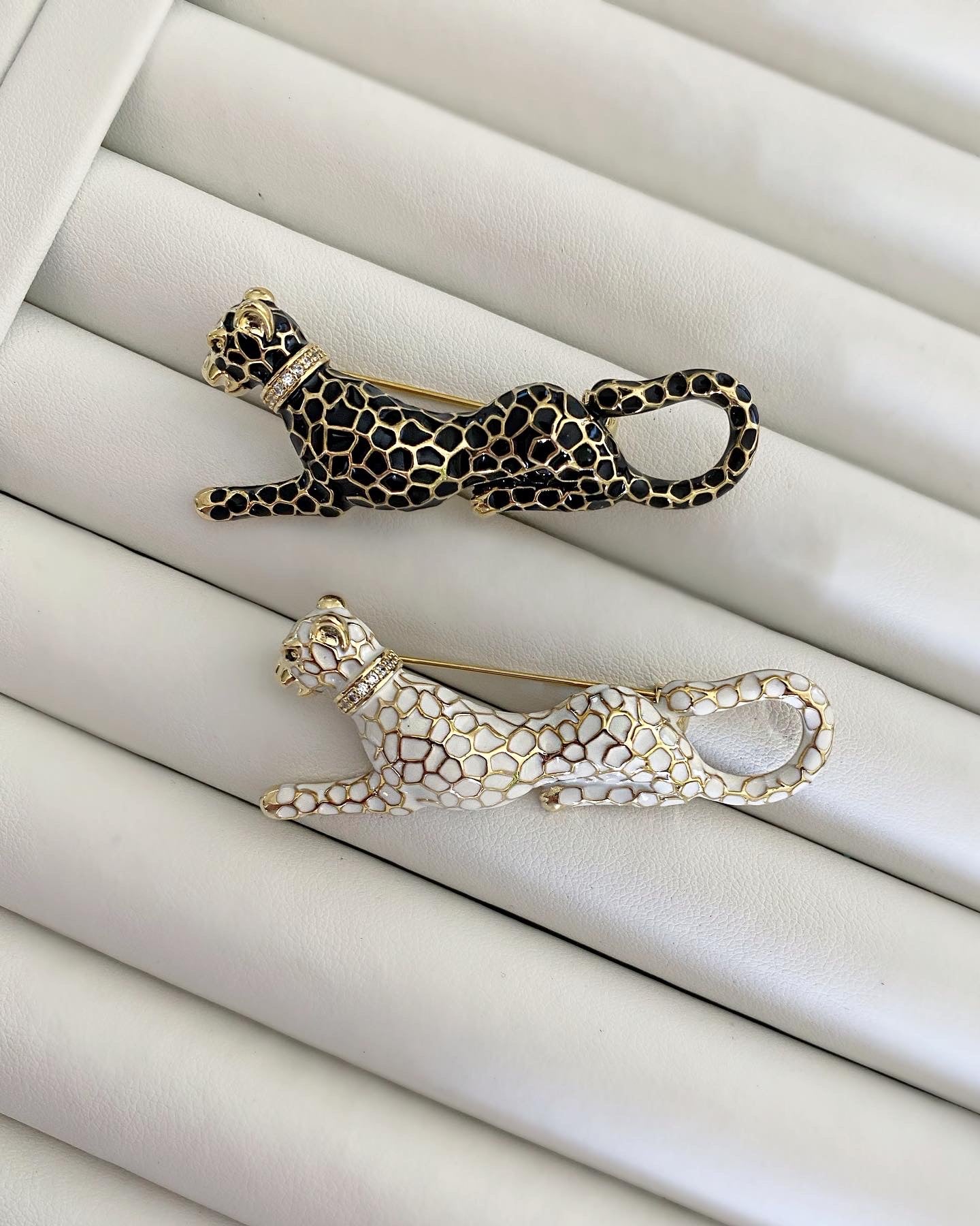 WHITE PANTHER Brooch