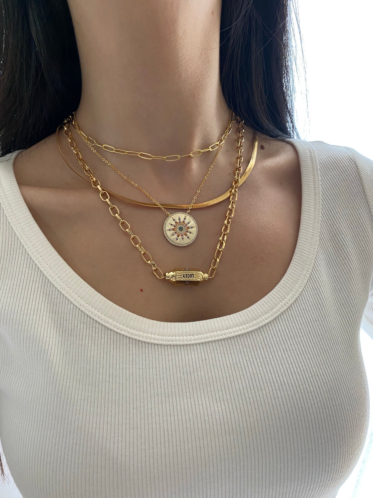 TARA Necklace - LUCKY Gold