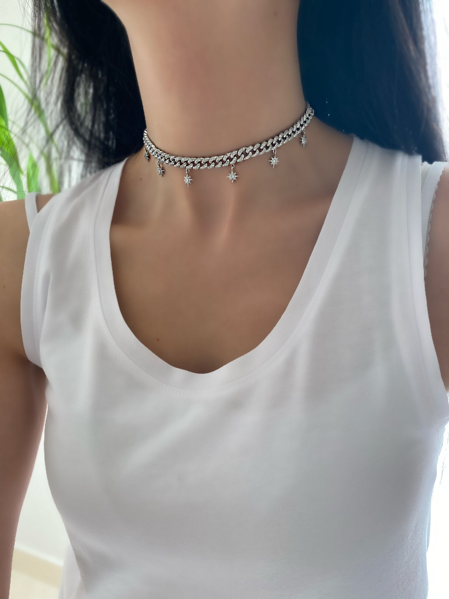 LAURENE Diamond Choker